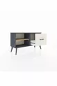 Arges Dresser Single Shelf Single Drawer Anthracite-Pine/Ayataş