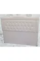 Titre DK Double Taille Modèle Tissu en Cuir Synthétique Couleur Crème Fait Main