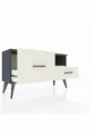 Arges Dresser Single Shelf 2 Drawers Anthracite-Agate