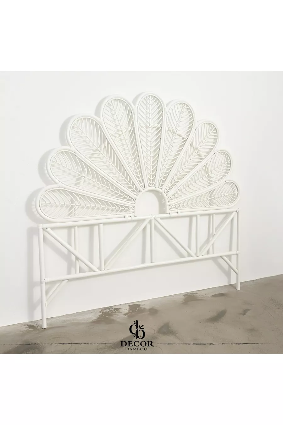 Rattan-Bettkopfteil