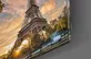 Peinture sur verre de la tour Eiffel