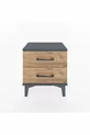 Arges Commode 2 Lades Antraciet-Naaldhout