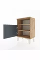 Arges Commode 2 Planken Met 1 Deur Den-Hout-Antraciet