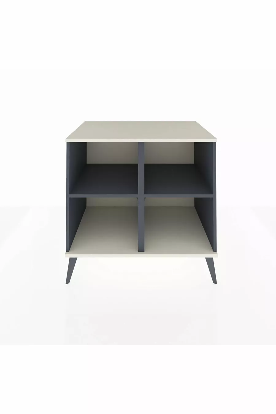 Kronos Kommode 2 Regale Anthrazit-Stein/Anthrazit