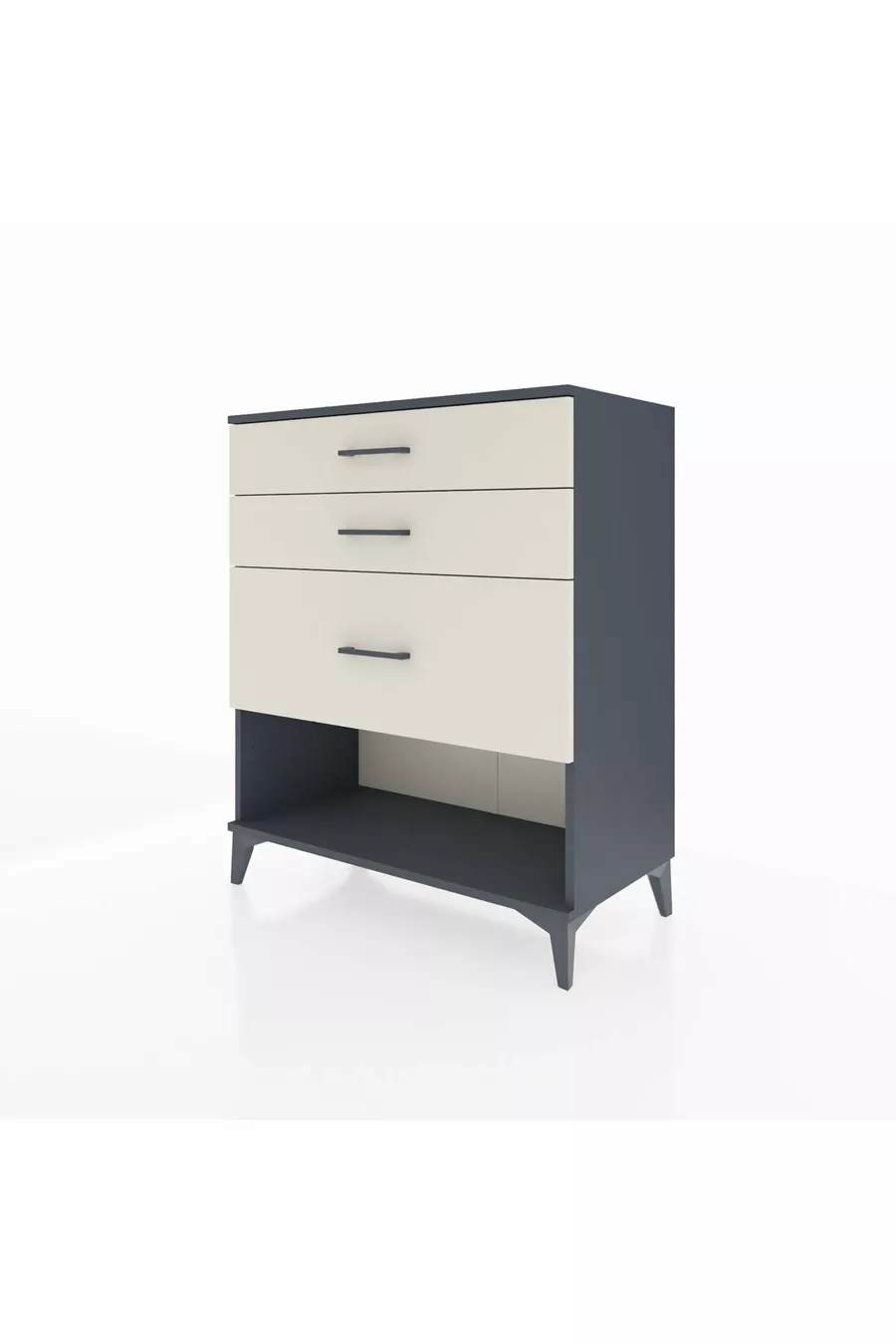 Hyperion Dresser 3 Drawers Anthracite-Sandstone
