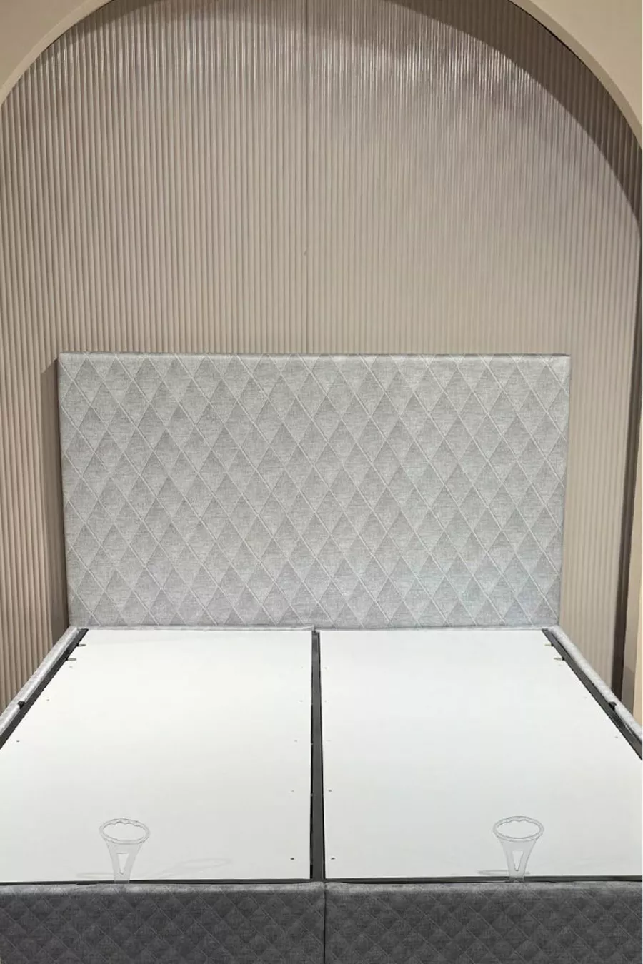 Testiera Letto Economica Relax, Testiera Base, Testiera Minimalista Decorata (OPZIONI DI MISURA)