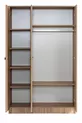 Lits superposés, Viva Ranza Lit Cadre Table Armoire 3 Portes 2 Matelas Confort