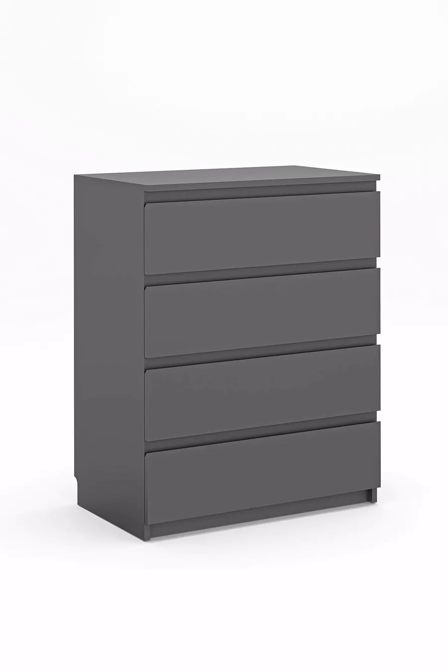 Derinkuyu 4-Schubladen-Kommode Schlafzimmer Babyzimmer Jugendzimmer Anthrazit