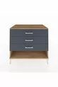 Commode Kronos à 3 tiroirs Pin-Anthracite
