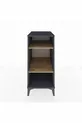 Kronos Nightstand 2-Shelf Anthracite-Pine