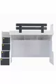 Bunk Bed, Metris Bunk Bed Bed Frame Wardrobe 2 Comfort Mattresses