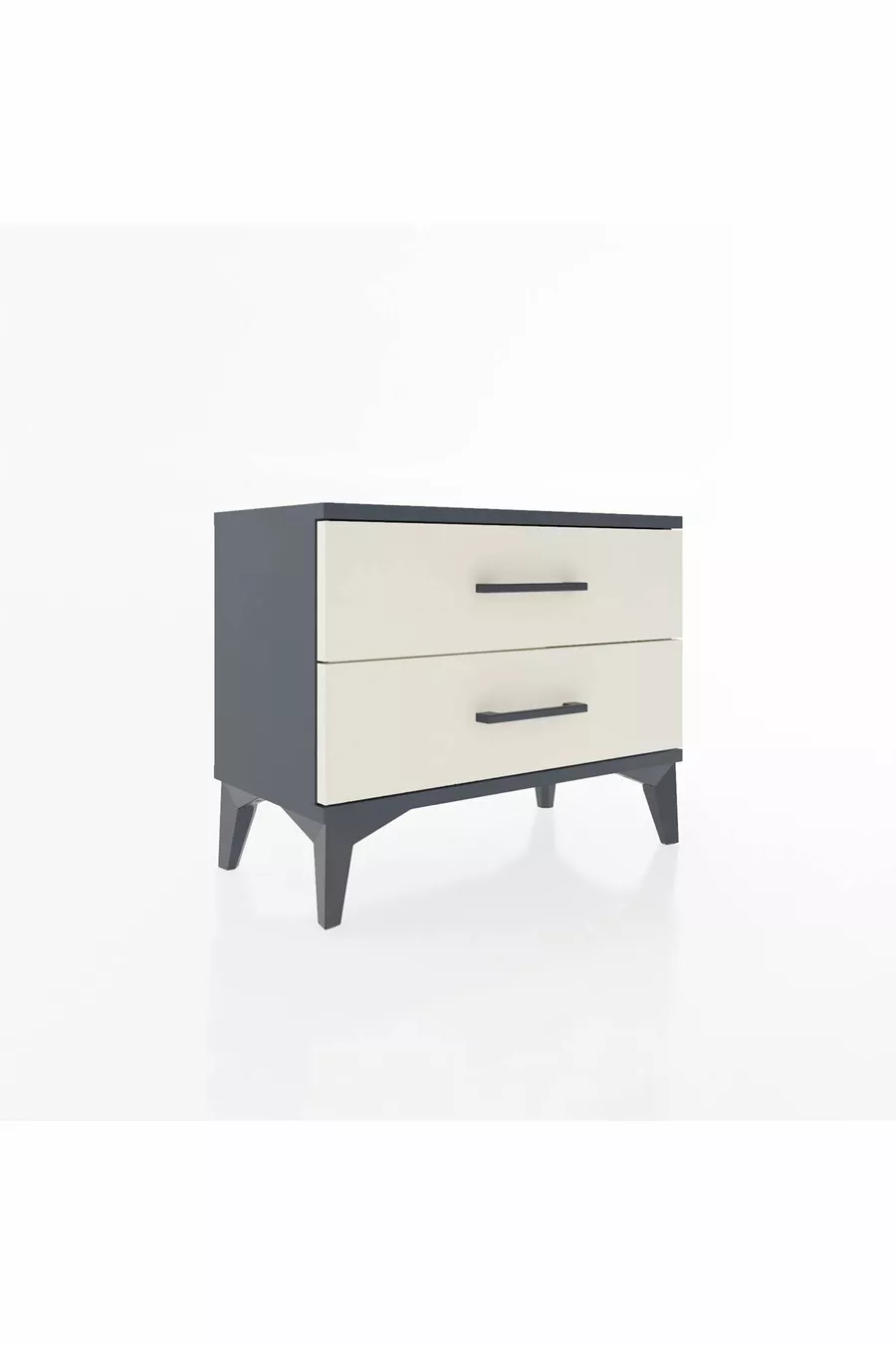 Arges Commode 2 Lades Antraciet-Leisteen