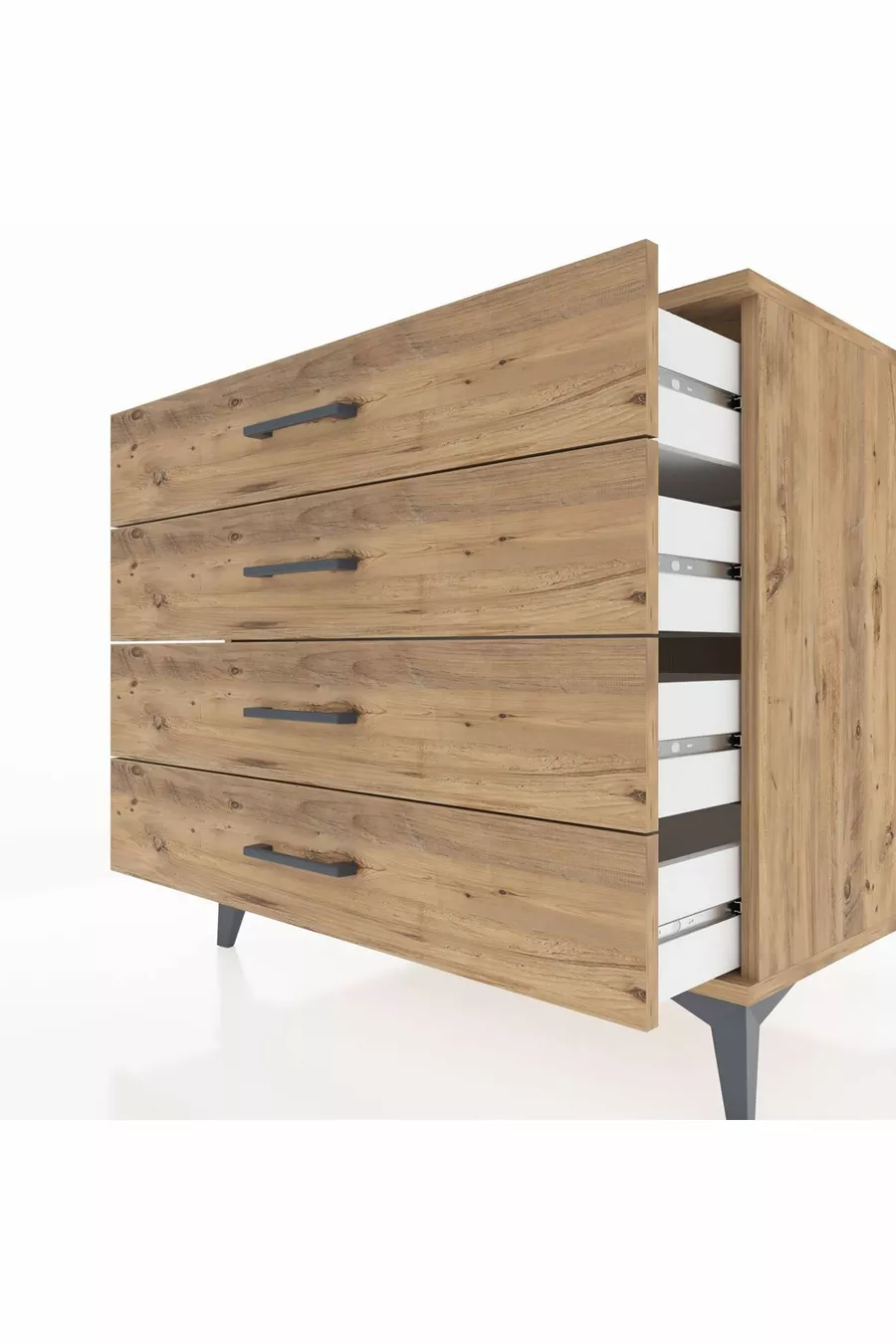 Kronos Dresser 4-Drawer Pine-Pine