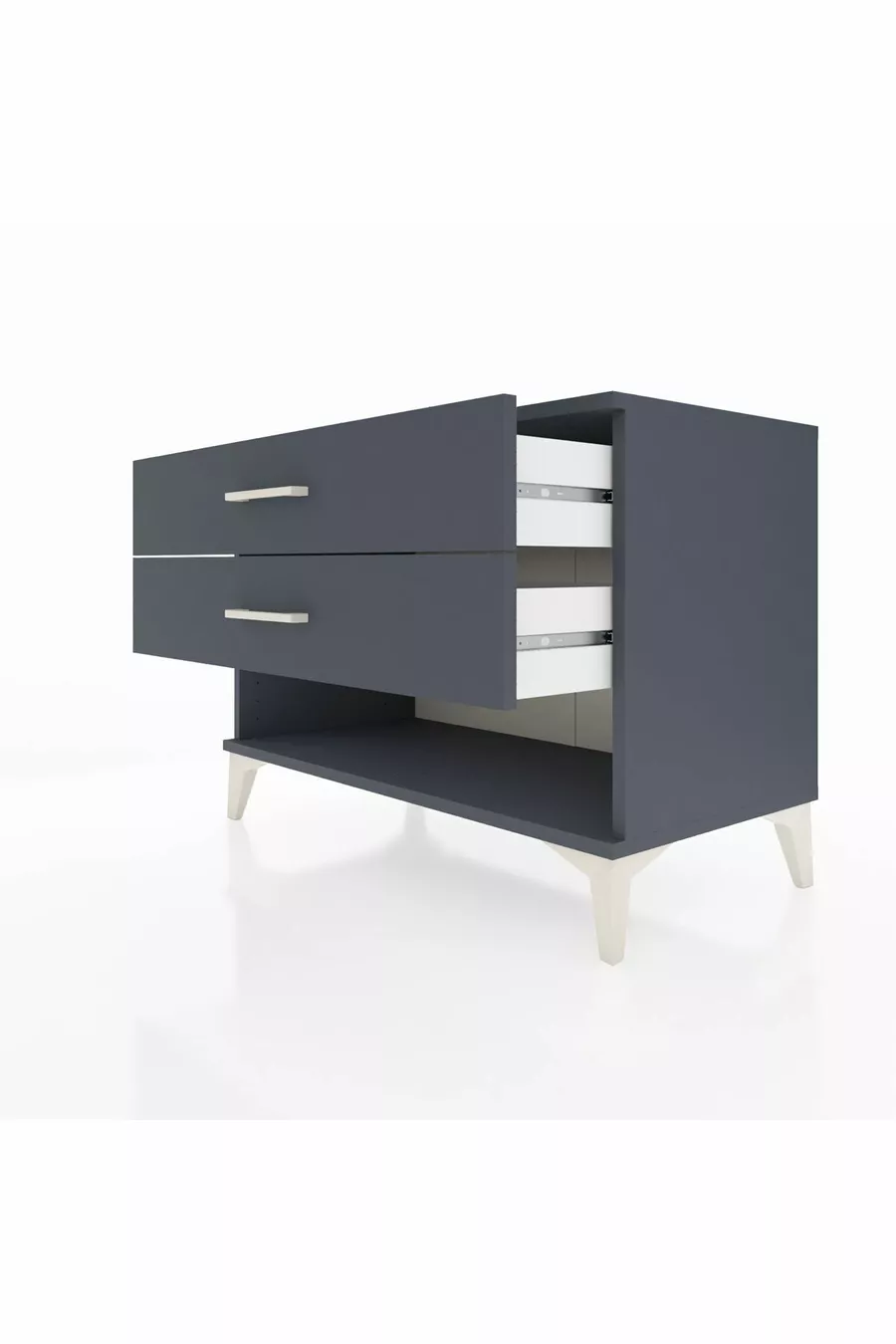 Hyperion Dressoir met 2 Lade Antraciet-Antraciet