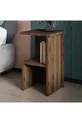 Roisin Modern Multipurpose Nightstand & Side Table Antique Walnut