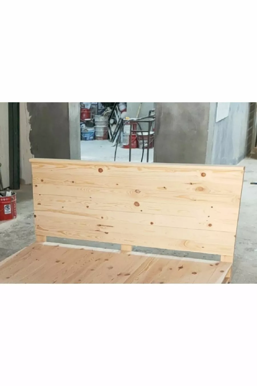 Wooden Bed Headboard (Single Continuous Model)