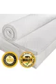 Surmatelas en latex naturel de 6 cm avec housse de coussin zippée offerte