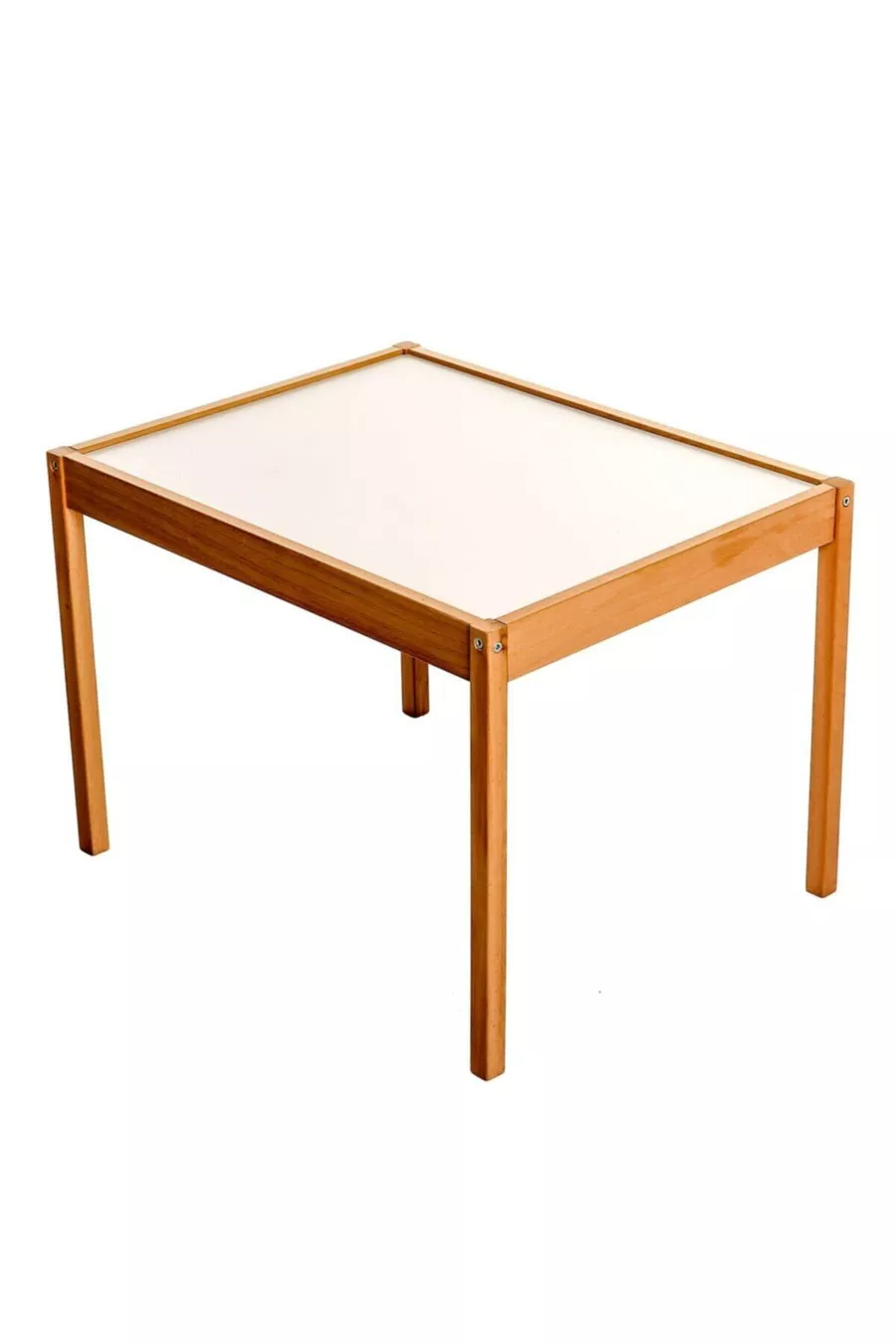 Ensemble table et chaises Montessori en bois pour bébé, marron, design éducatif et élégant