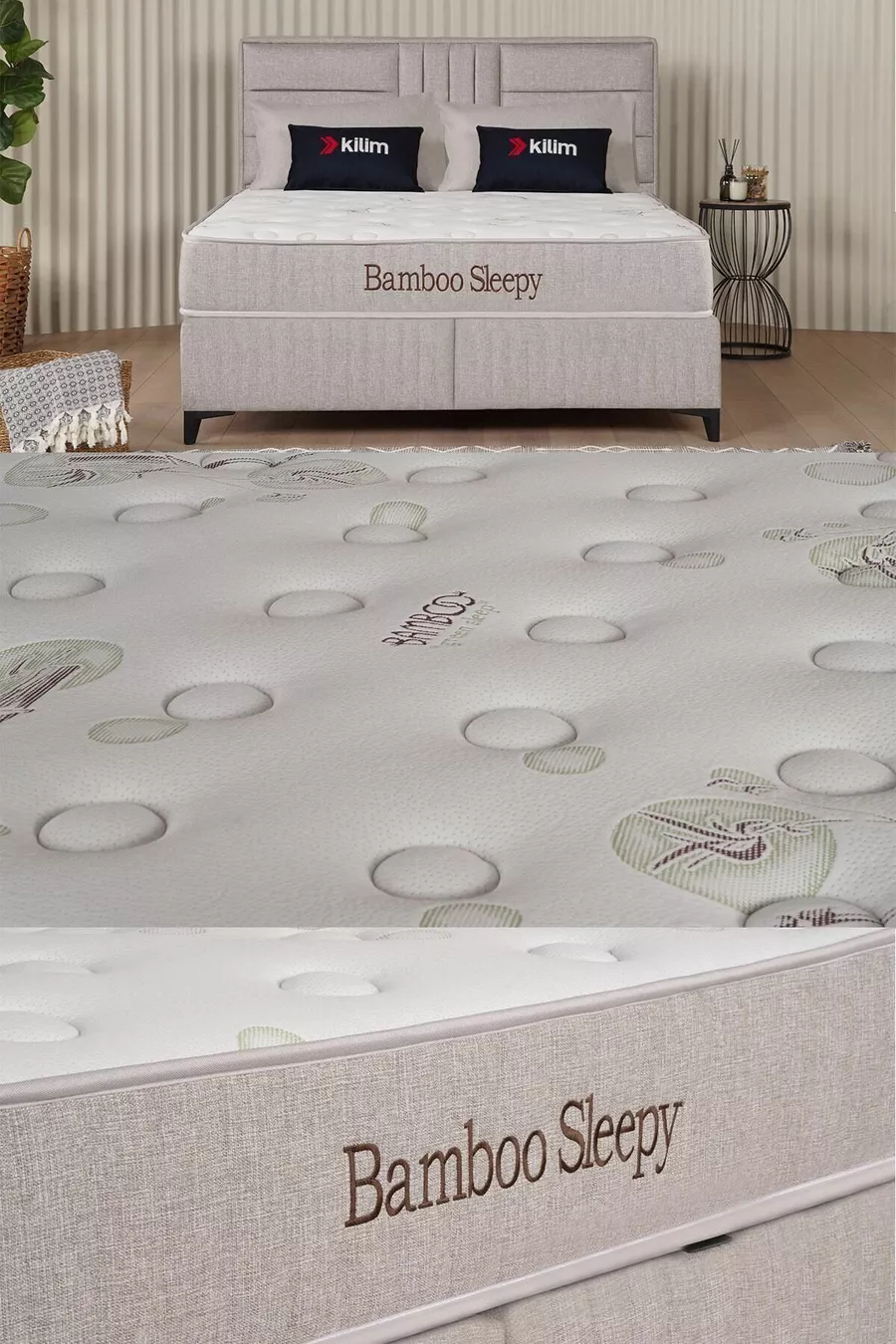 Matelas orthopédique Bamboo Sleepy (SOMMIER ET TÊTE DE LIT NON INCLUS)