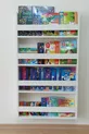 Bibliothèque Montessori & Bibliothèque pour chambre d'enfant & Bibliothèque éducative pour bébé à 4 étagères, blanche