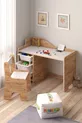 Table d'activités pour enfants avec 3 paniers et chaise avec dossier