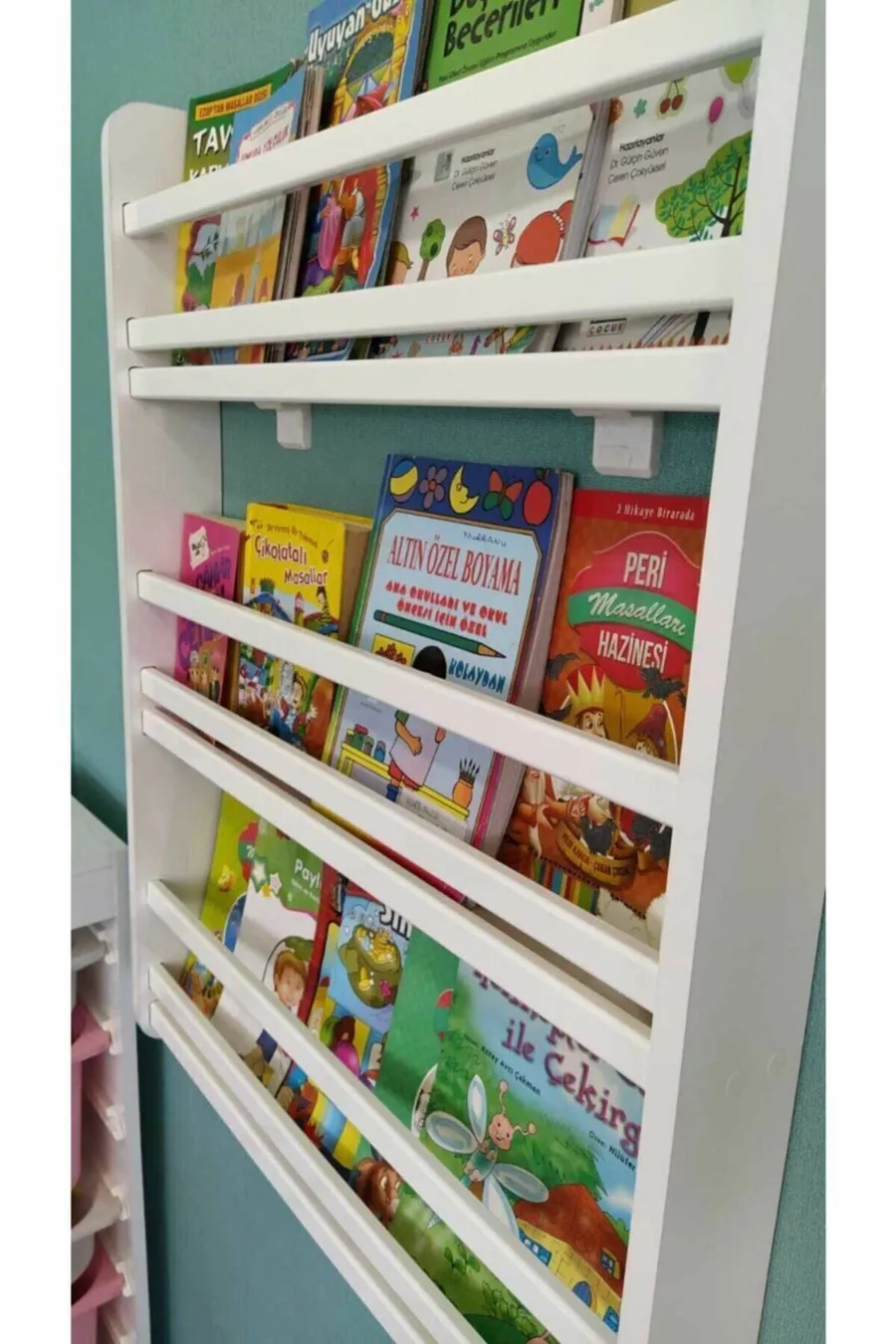 Bibliothèque Safir à 3 étagères - Bibliothèque éducative Montessori pour chambre d'enfant