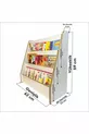Melis Libreria a 3 Ripiani - Camera dei Giochi per Bambini e Neonati, Libreria Montessori Melis a 3 Ripiani