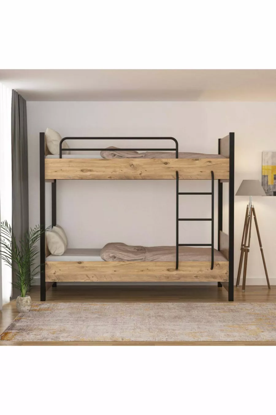 Tweepersoons Stalen Stapelbed Berlijn Jongenskamer Kinderkamer