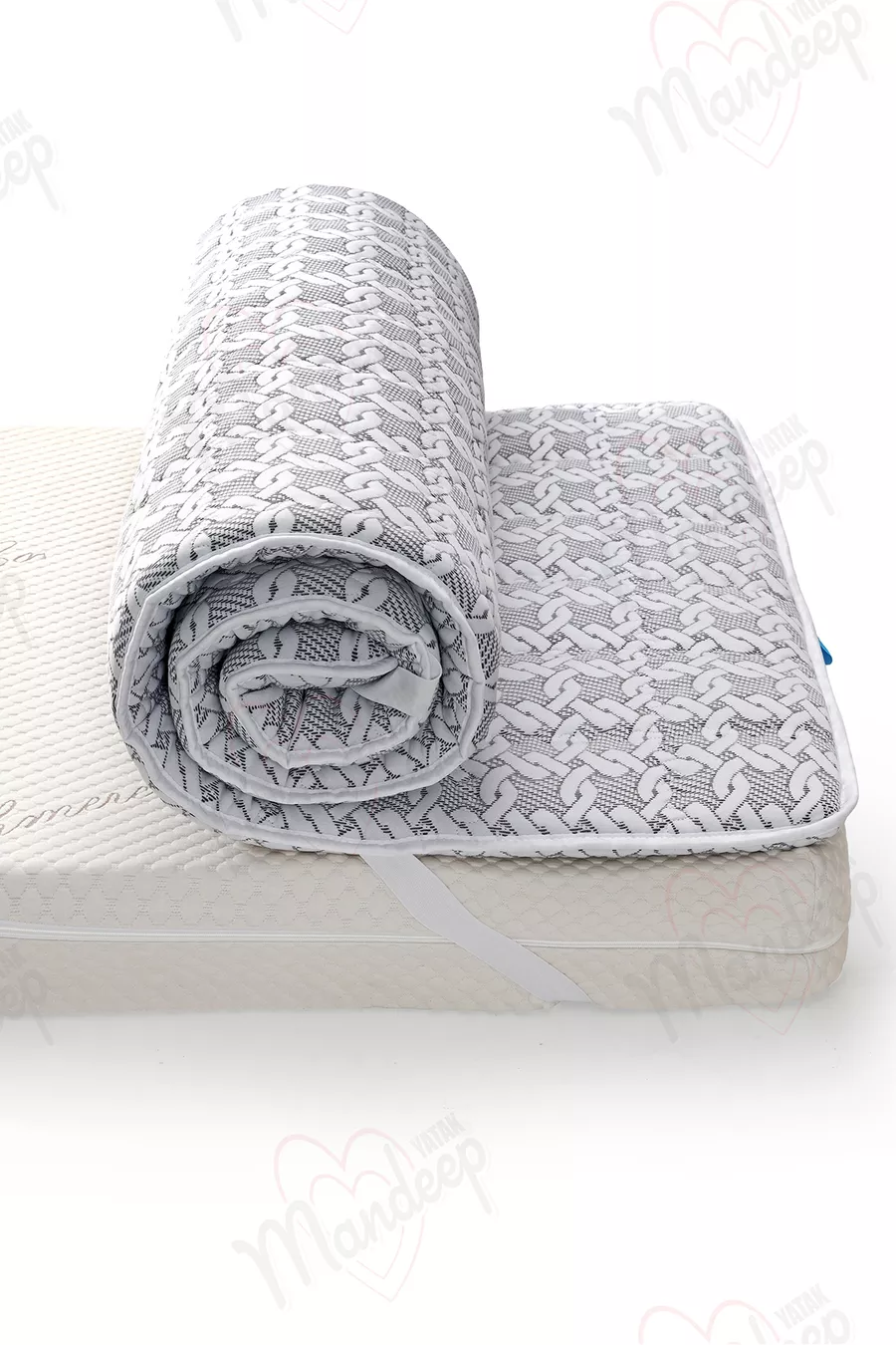 Kapitenoli Orthopedic Mattress Pad | Soft, Comfortable Mattress Topper with Lumbar and Back Support