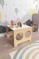 Table de jeu, d'activités et de travail Montessori pour enfants avec 2 chaises