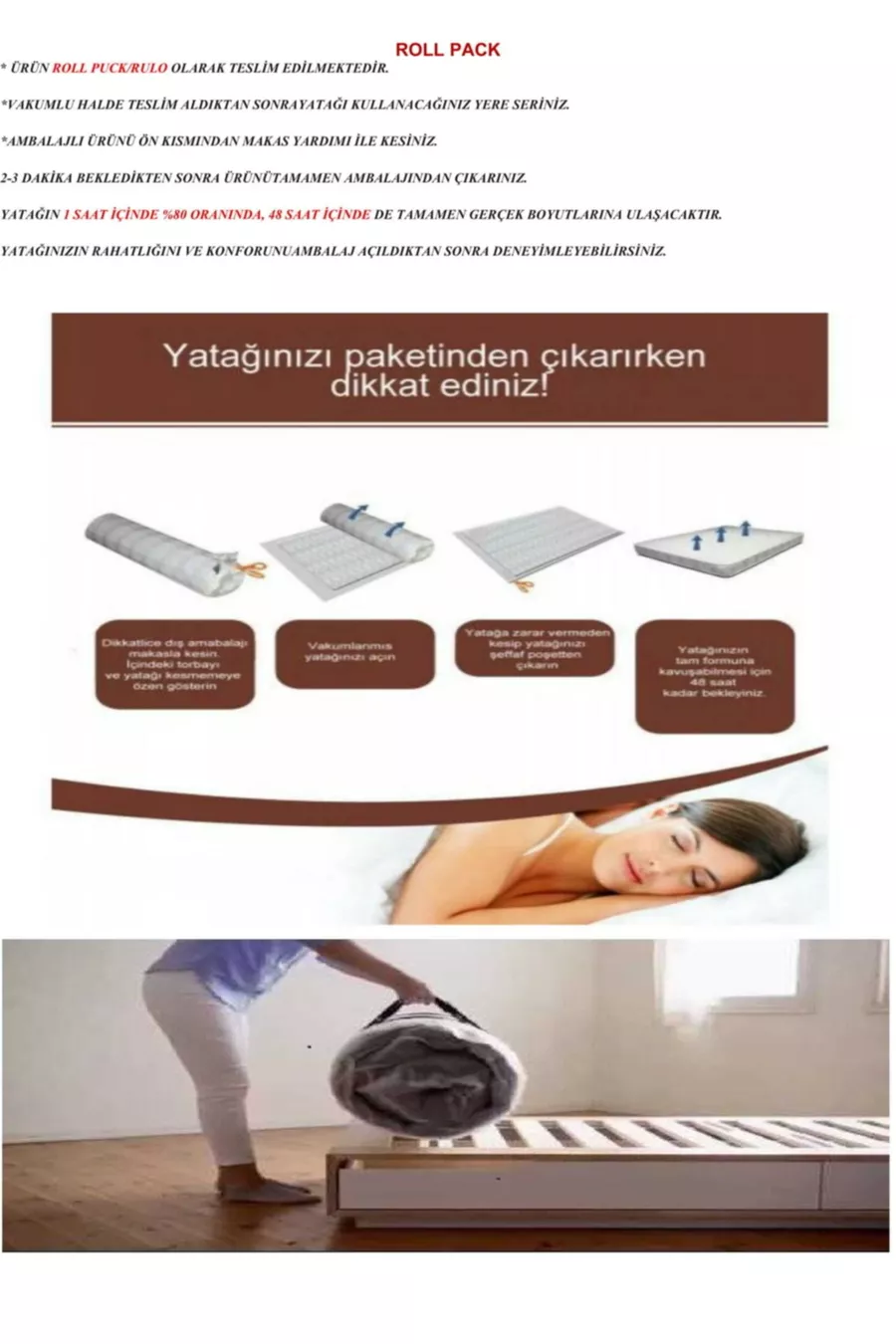 Tek Kişilik  Hafızalı Visco Sünger Yaysız Havlu Kumaş Yatak