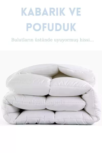 Fitted Cotton-Filled Mattress Protector with Elastic on All Four Corners