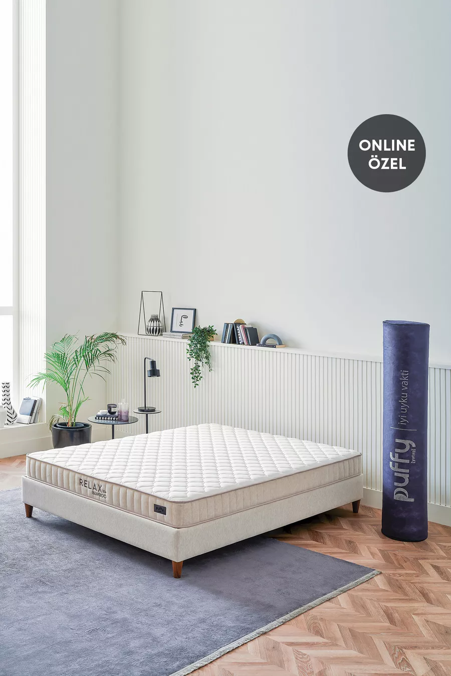 Relax 7/ Bambus-Rollenpack Tasche Federkernmatratze