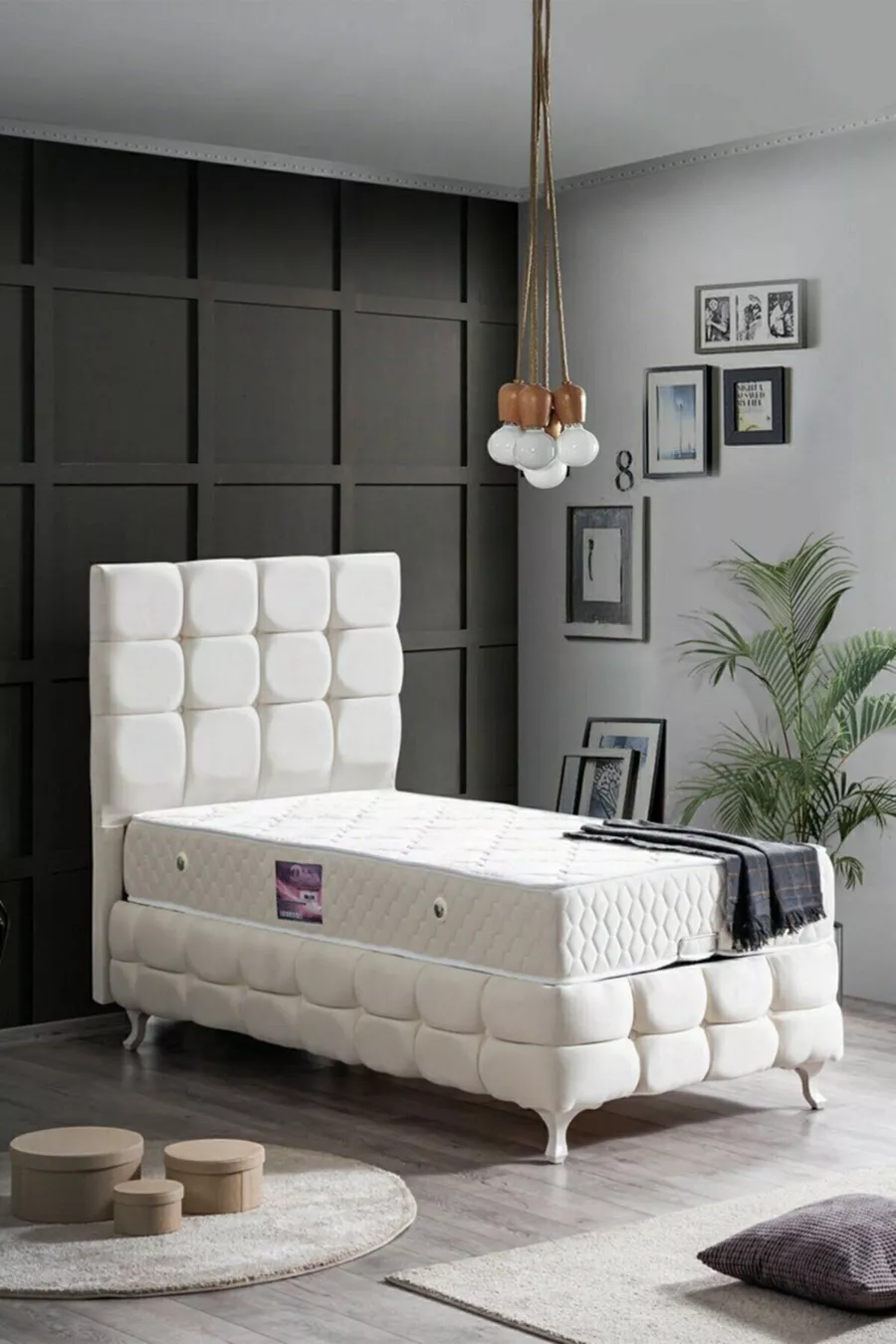 Set Duke Lux Ikili, Set Testata Letto Singolo