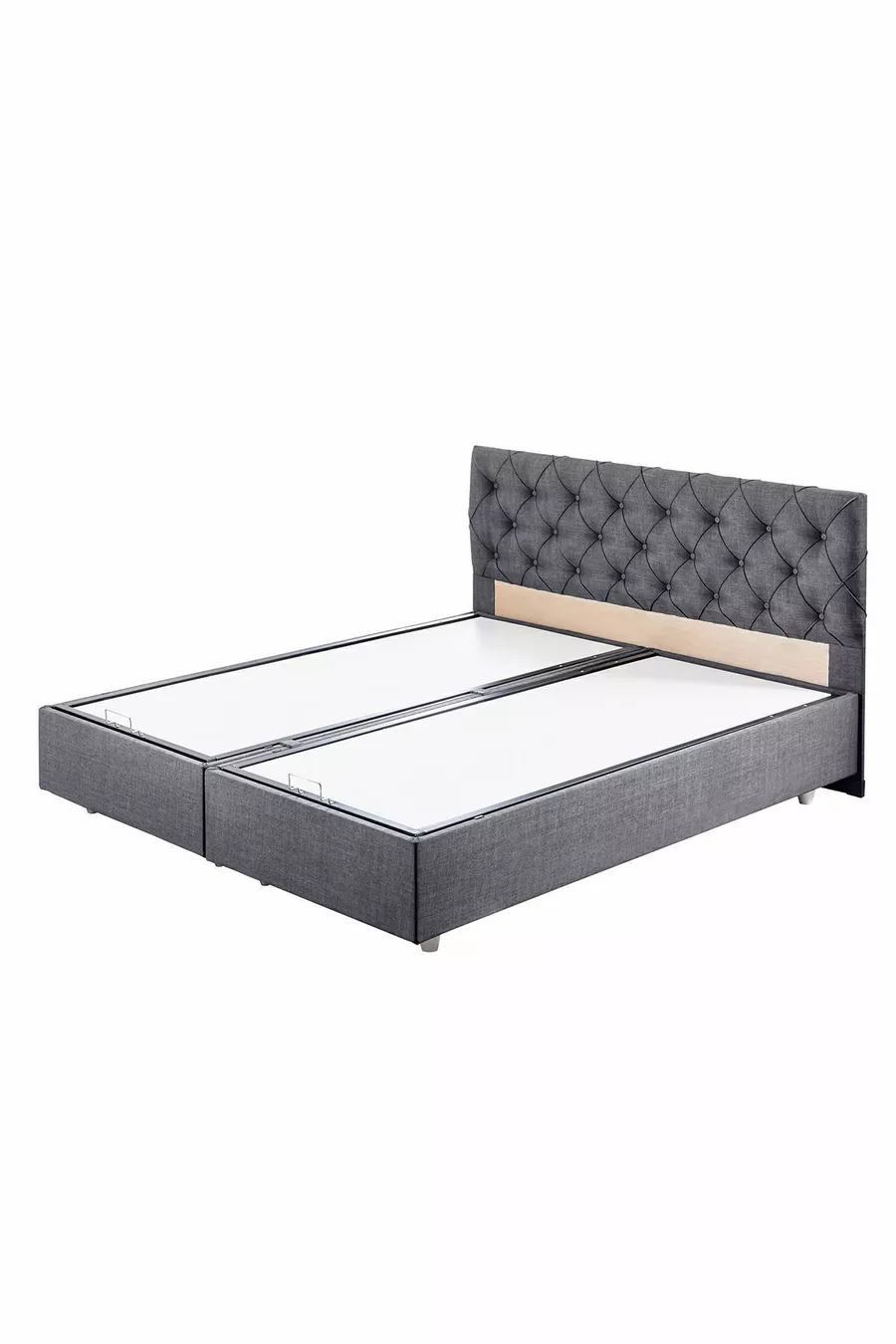 September Double Set, Double Bed Base and Headboard Set