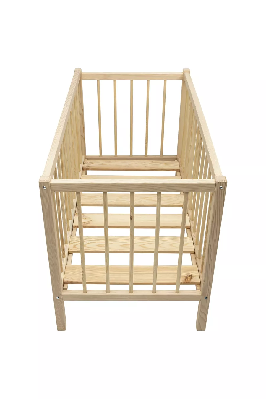 Letto per bambole in legno Montessori