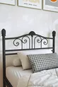 King Ferforje Einzelbett Schwarz Metall