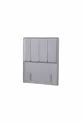 Gold Therapy Storage Base and Headboard Set Gray (BED NOT INCLUDED)