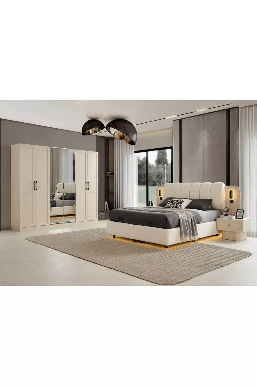 CAMERA DA LETTO HEYBELİ IN MDF