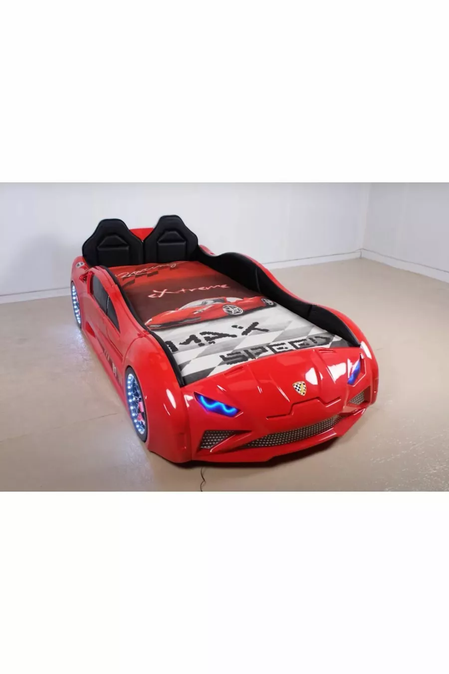 Supercarbeds - Lamborghını - Arabalı Yatak Araba Yatak - Extreme - Kapıları Yukarı Açılır - Kırmızı