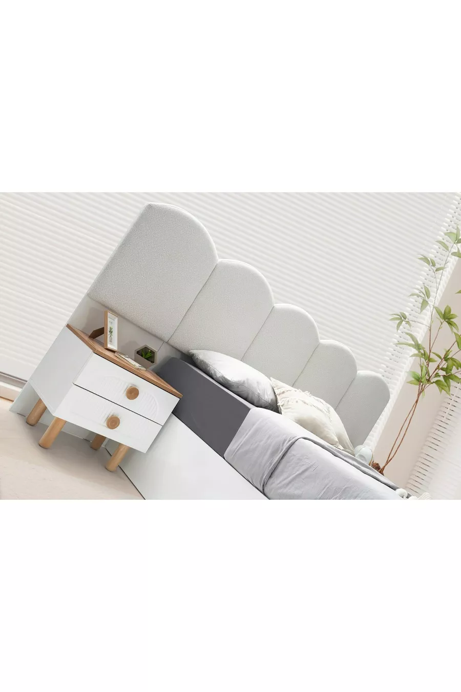ENSEMBLE DE CHAMBRE À COUCHER MDF ALYA BAZALI