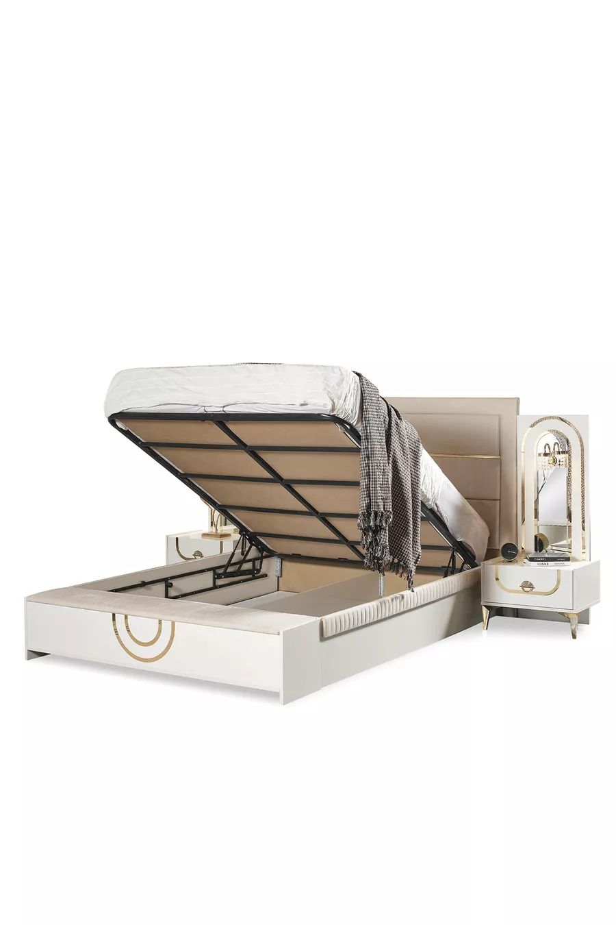 Ensemble de chambre à coucher Safir en aggloméré