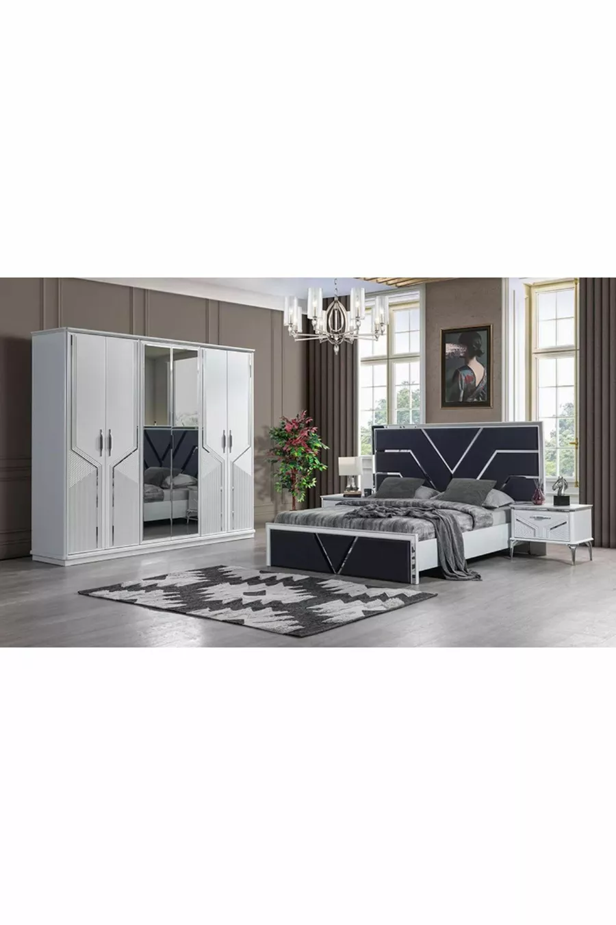 Asel % MDF Slaapkamer Set