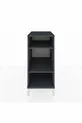 Kronos Nightstand 2-Shelf Anthracite-Anthracite